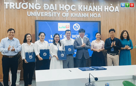 LỄ KÝ KẾT THỎA THUẬN HỢP TÁC GIỮA TRƯỜNG ĐẠI HỌC KHÁNH HÒA VÀ CÔNG TY CỔ PHẦN TRUYỀN THÔNG GTO