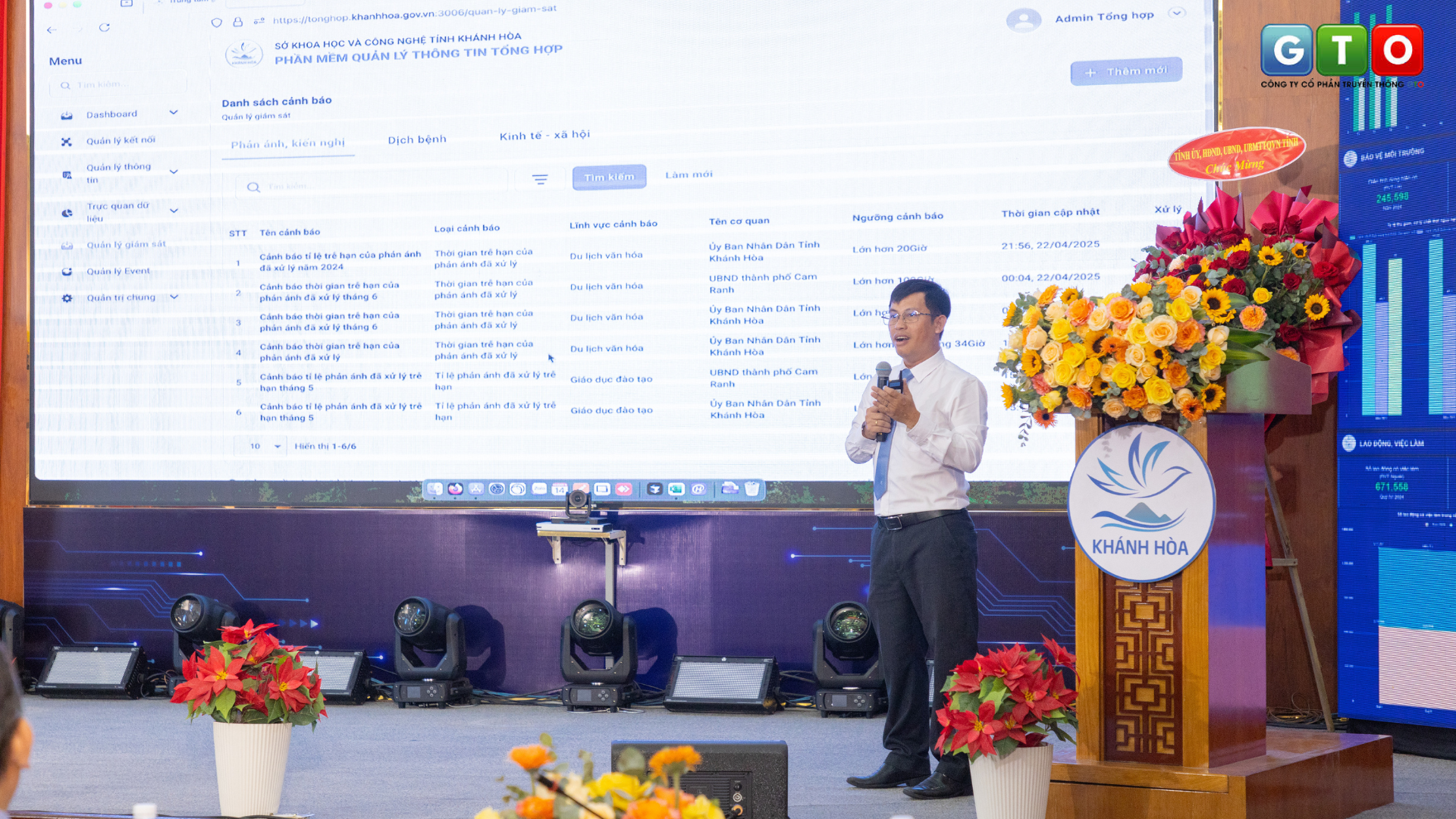 Trung tâm Giám sát, điều hành thông minh tỉnh  Khánh Hòa