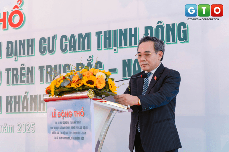 Động thổ khu tái đinh cư Cam Thịnh Đông