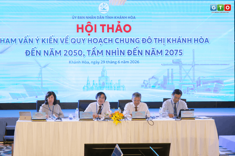 Hội thảo tham vấn ý kiến về Quy hoạch chung đô thị Khánh Hòa đến năm 2050, tầm nhìn đến năm 2075