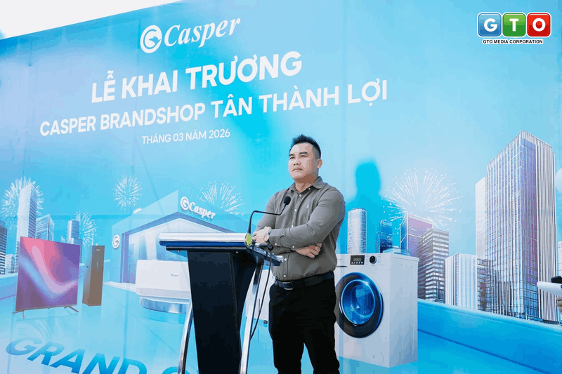 Khai trương Casper Brandshop Tân Thành Lợi