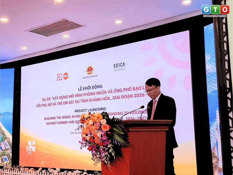 Lễ khởi động dự án phòng ngừa và ứng phó bạo lực với phụ nữ và trẻ em gái tại tỉnh Khánh Hòa, giai đoạn 2026 - 2027