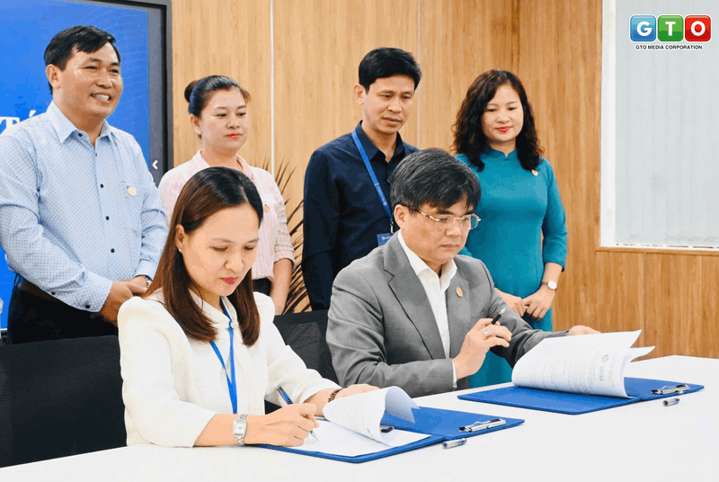 Lễ ký kết Biên bản Ghi nhớ hợp tác (MOU) giữa Trường Đại học Khánh Hòa và Công ty Cổ phần Truyền thông GTO