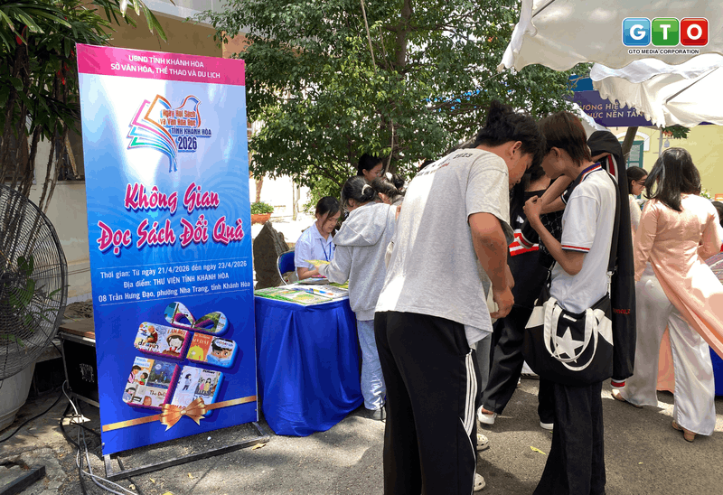 Ngày hội sách và văn hóa đọc tỉnh Khánh Hòa năm 2026