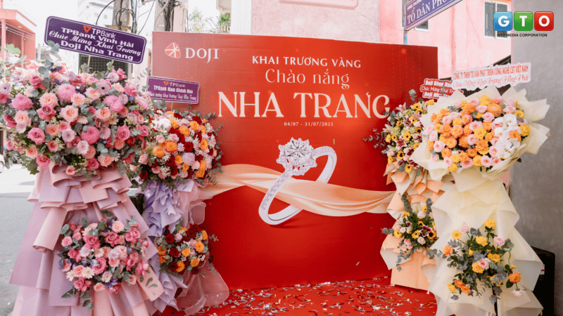 Khai trương vàng bạc trang sức Doji